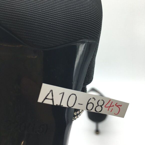 Eastanna Fashion Pointed Toe Ankle Strap Kitten Heel Pumps With Rhinestones - Picture 10 of 10